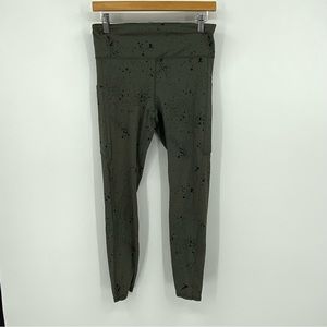 Vuori Olive Green Speckled Leggings